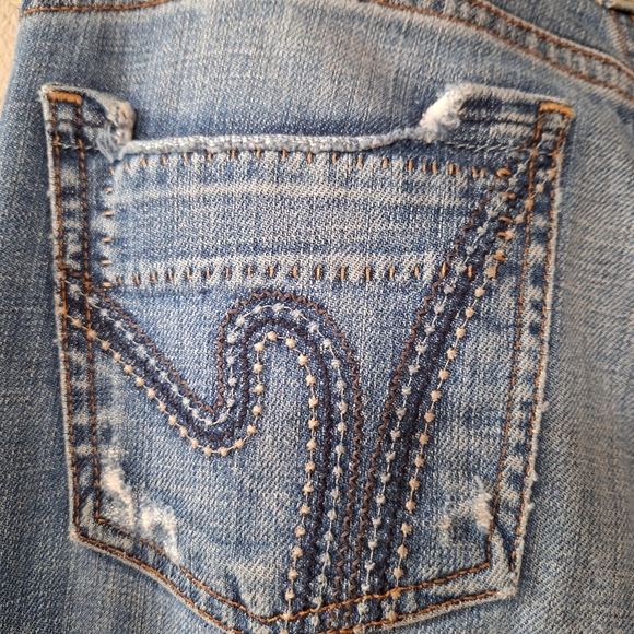 Citizens of Humanity Boho stretch#111 low waist bootcut jeans Womens size 28 - Picture 9 of 12